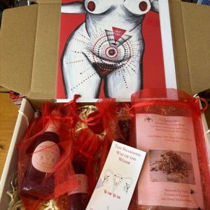 Mother Lover womb ritual bundle with handmade ritual items