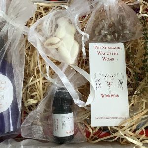 Maiden womb ritual bundle with handmade ritual items