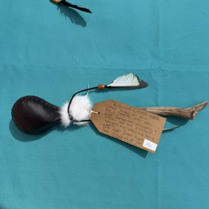 “Rebirth” Womb Rattle Yew, Deer & Rabbit