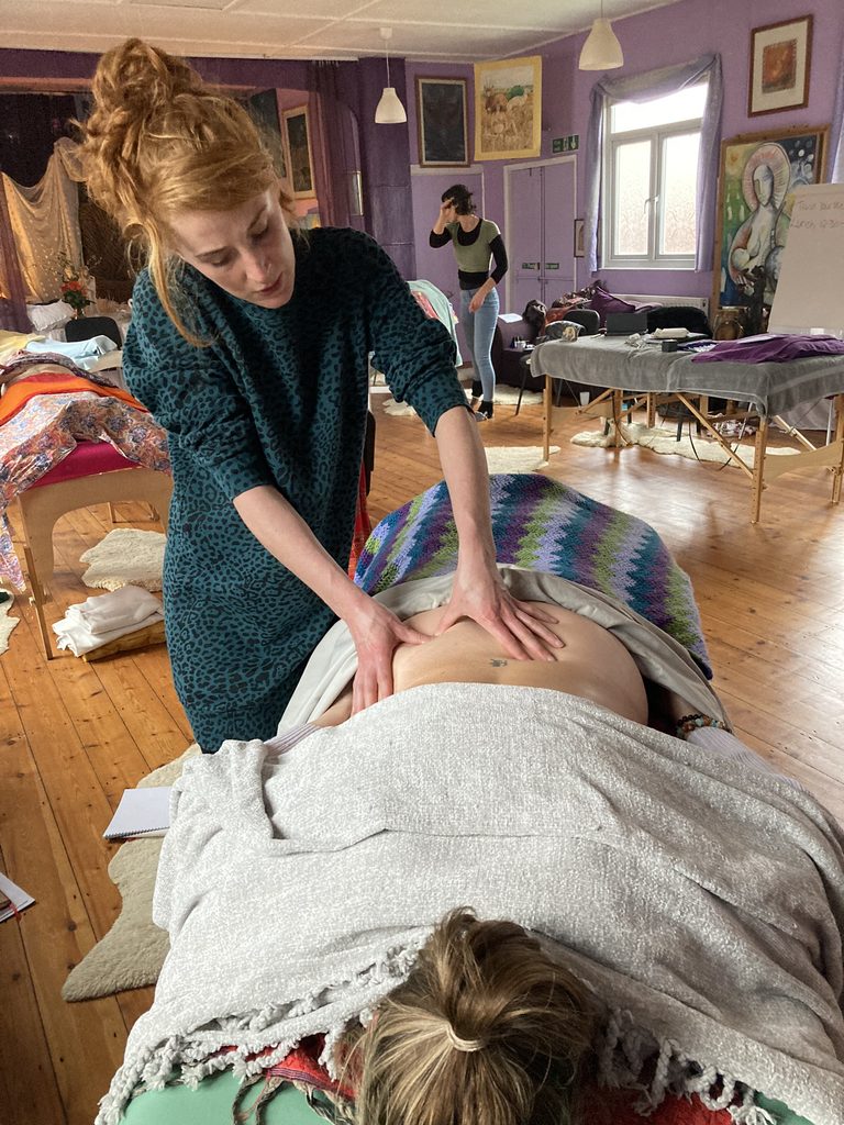 Shamanic Womb Massage external abdominal massage training